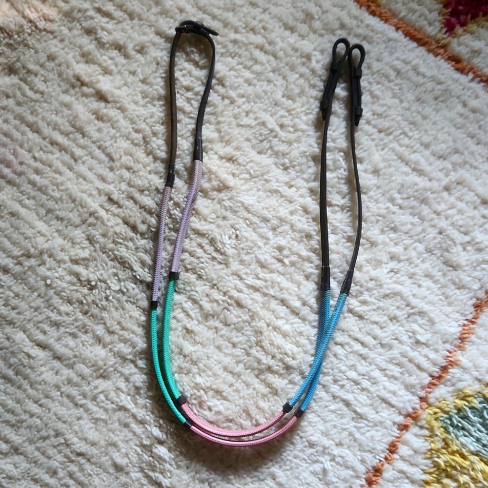 Pastel Rainbow Training Reins
